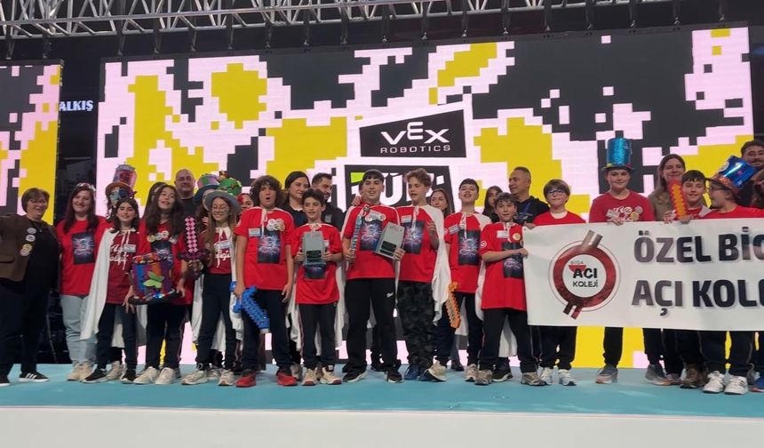 Türkiye ikincisi olan Biga Açı Koleji Amerika yolcusu