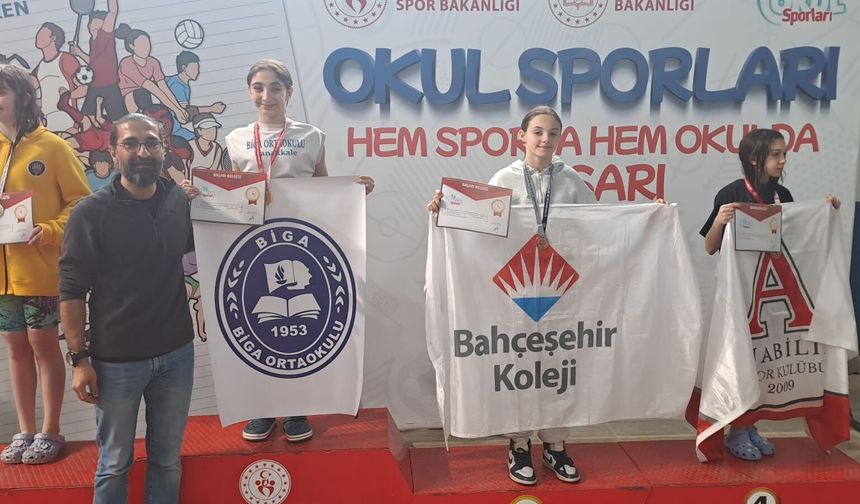 Biga'yı zirvede temsil ettiler, alkışı hak ettiler