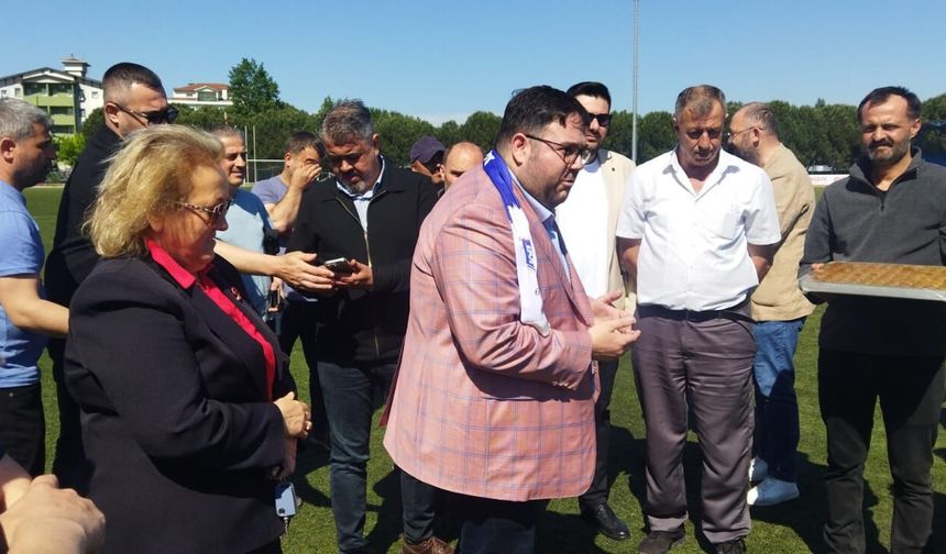 Biga Fenerbahçeliler Derneği'nden Bigaspor'a moral ziyareti