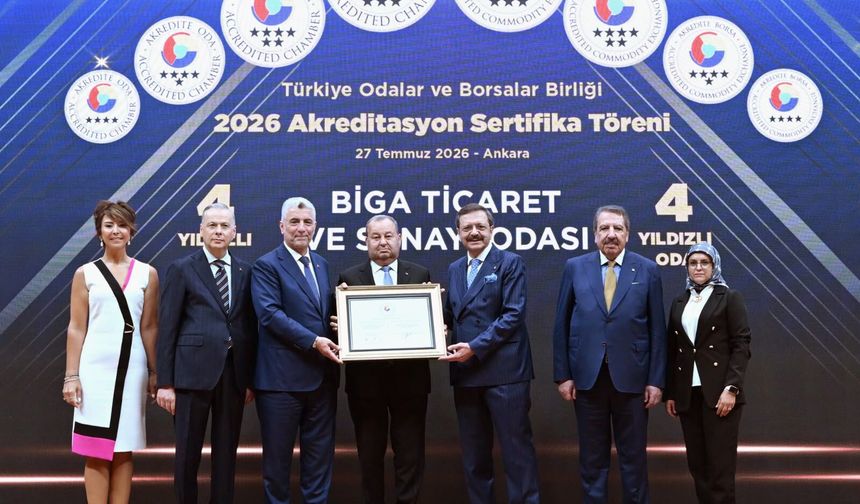 Biga TSO Başkanı Şadan Doğan: “Akredite oda olmanın gururunu yaşıyoruz”