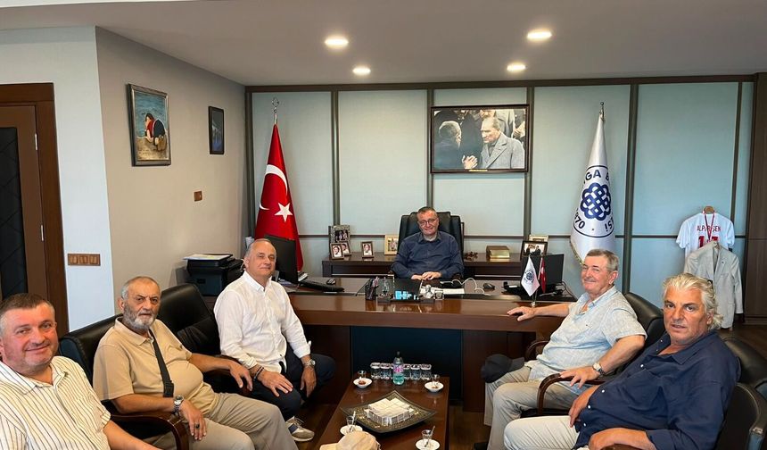 Biga derici esnafı, Belediye Başkanı Alper Şen’i ziyaret etti