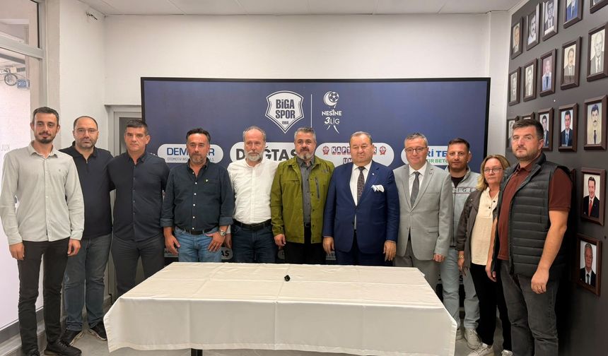Bigaspor'da Sponsorluk İmzaları Atıldı