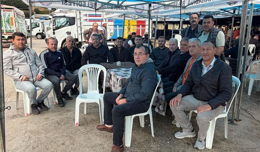 Bülent Baş'tan Muhtarlar Derneği ve Hayvan Pazarına Ziyaret