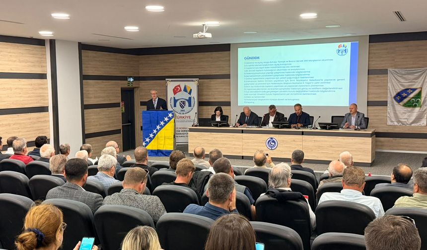 Türkiye Bosna Hersek Federasyonu Biga'da Toplandı