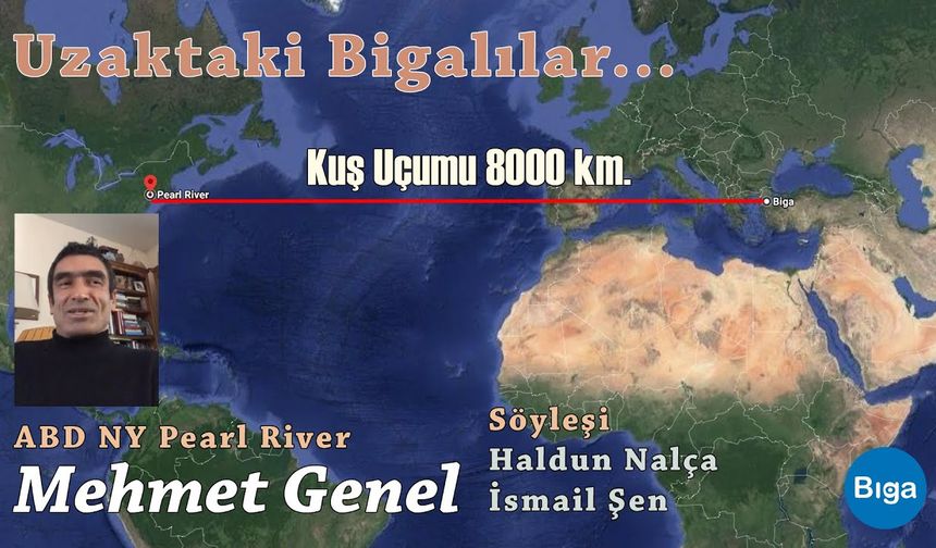 Uzaktaki Bigalılar: Mehmet Genel - Kuş Uçumu 8000 km.