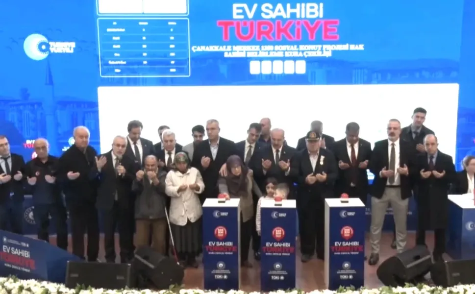 Çanakkale'de TOKİ Heyecanı: 3 Bin 276 Hak Sahibi Belirlendi!