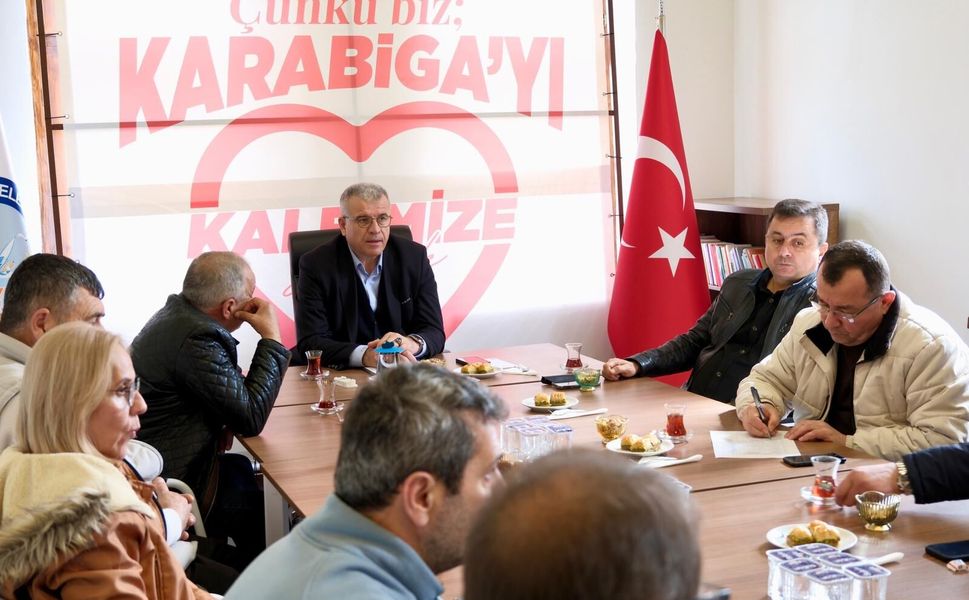 Karabiga’da 7 yıllık hizmetler istişare toplantısında anlatıldı