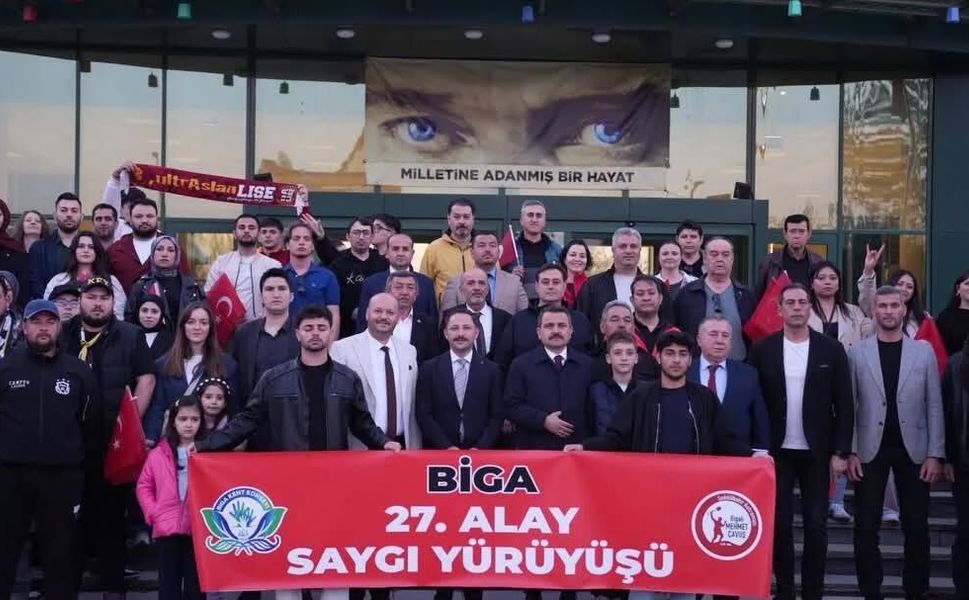 Çanakkale Kara Muharebeleri’nin 111. yıl dönümü anısına Biga’da anlamlı etkinlik