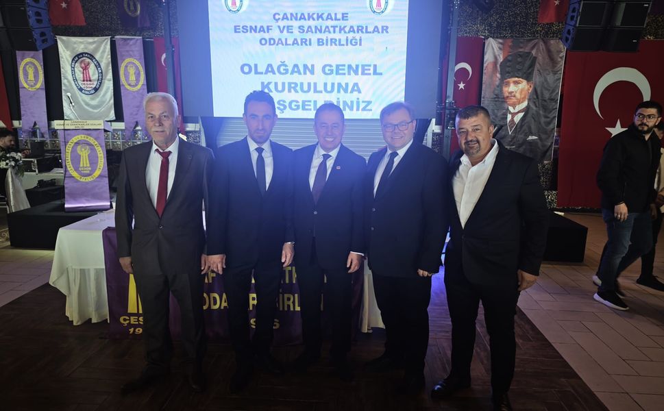 Çanakkale Esnaf Birliği’nde seçim tamamlandı