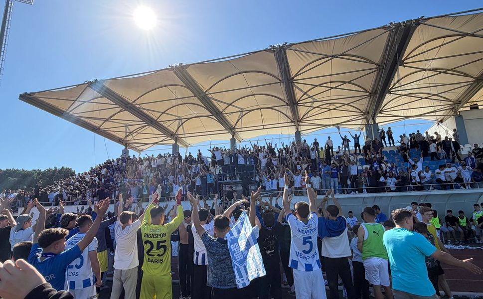 Bigaspor 3. Lig yolunda finale yükseldi