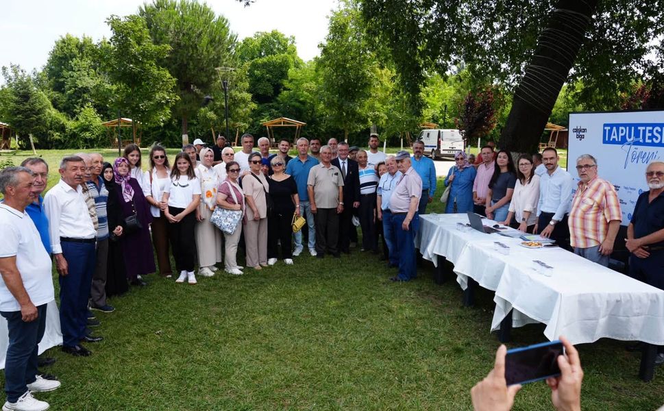Yılların sorunu çözüldü, tapular törenle dağıtıldı