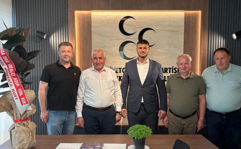 Başkan Kurt ve ekibi, Başkan Altınkaya'yı ziyaret etti