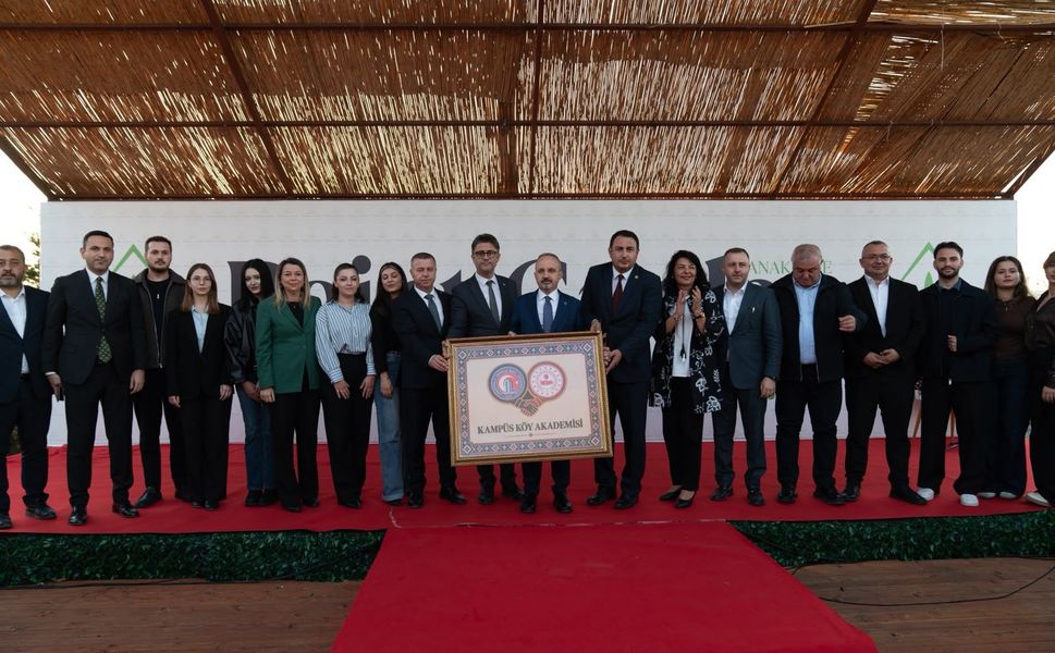 ÇOMÜ Kampüs-Köy Akademisi ekibinden Bülent Turan’a ziyaret
