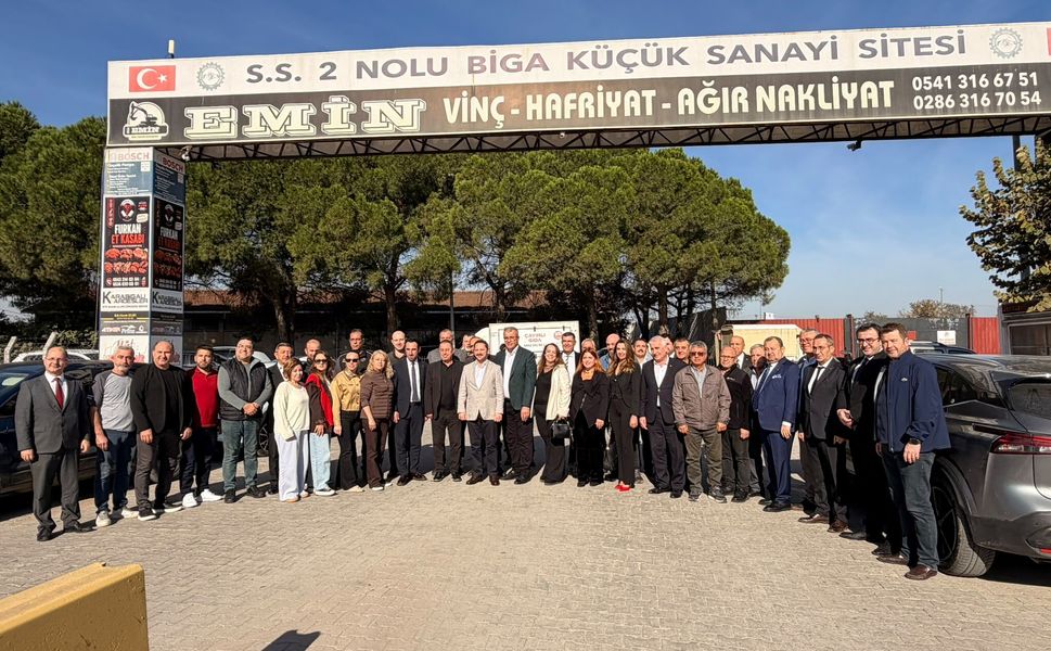 Sanayide usta çok, çırak yok: Biga protokolünden esnafa tam destek