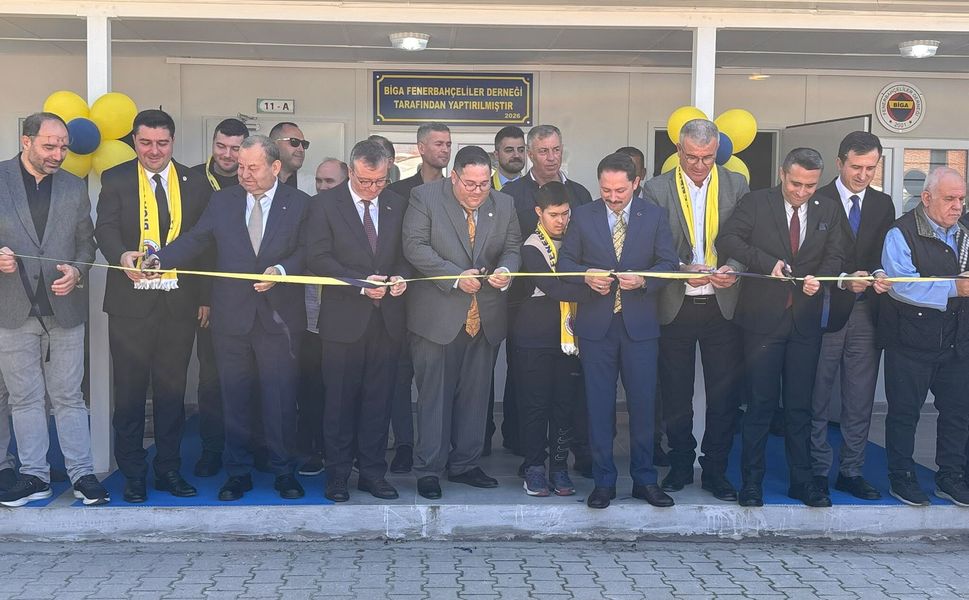 Biga Fenerbahçeliler Derneği'nden 25. yıl armağanı: Çavuşköy'e özel eğitim ek binası açıldı