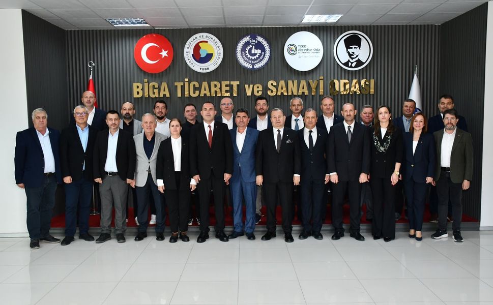 Biga TSO'da yeni dönem başladı: Meclis Başkanı Tevfik Başarır, Yönetim Kurulu Başkanı Şadan Doğan
