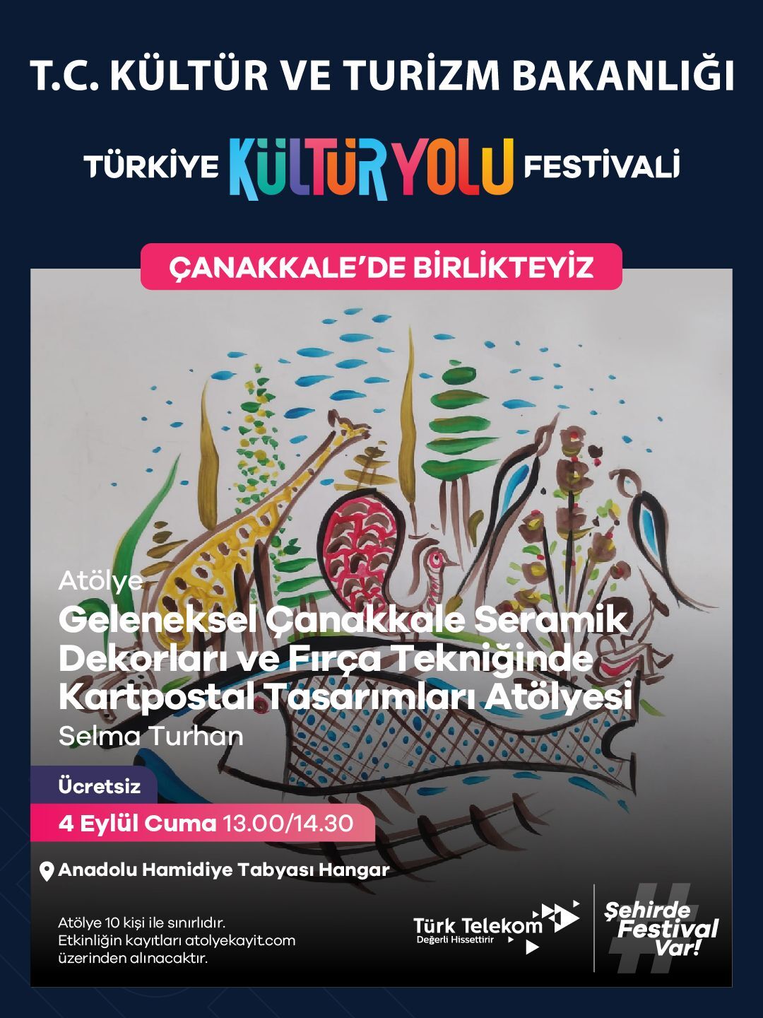 1787727671 Geleneksel Anakkale Seramik Dekorlari Ve F R A Tekni Inde Kartpostal Tasar Mlar At Lyesi