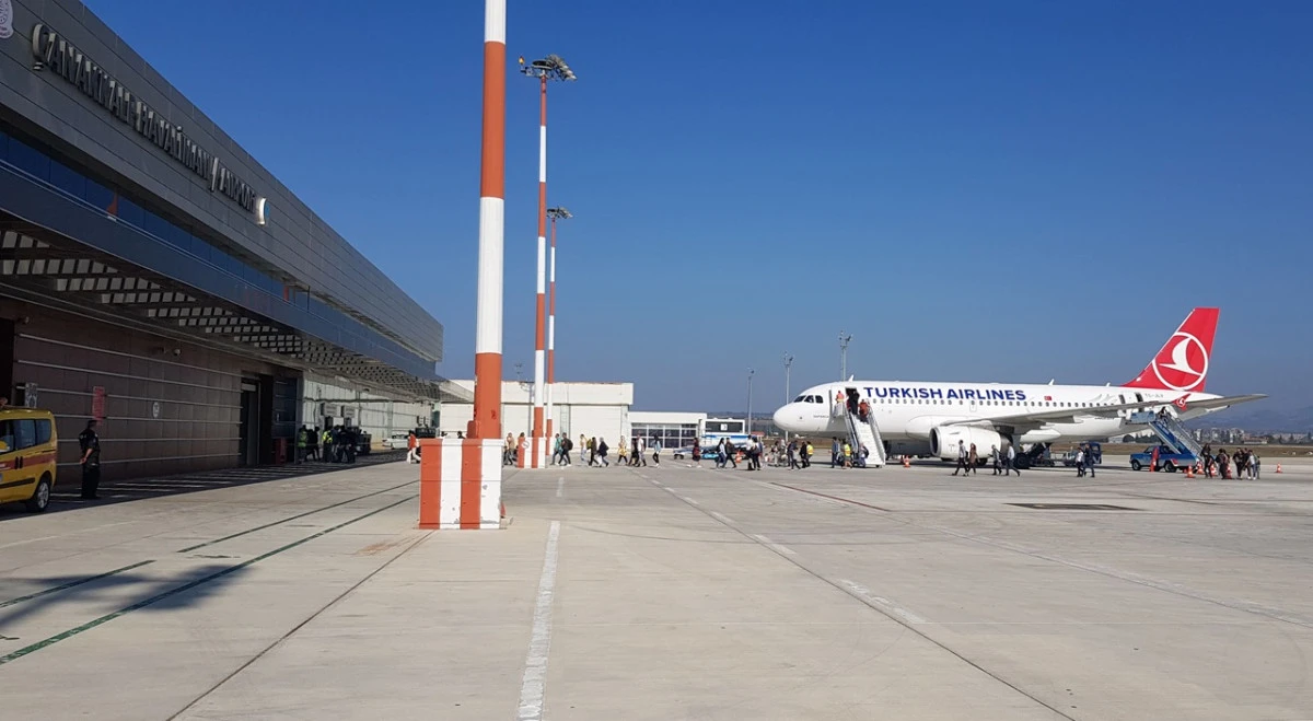 Çanakkale Havalimanı 9 Ayda 92 Bin Yolcu Ağırladı