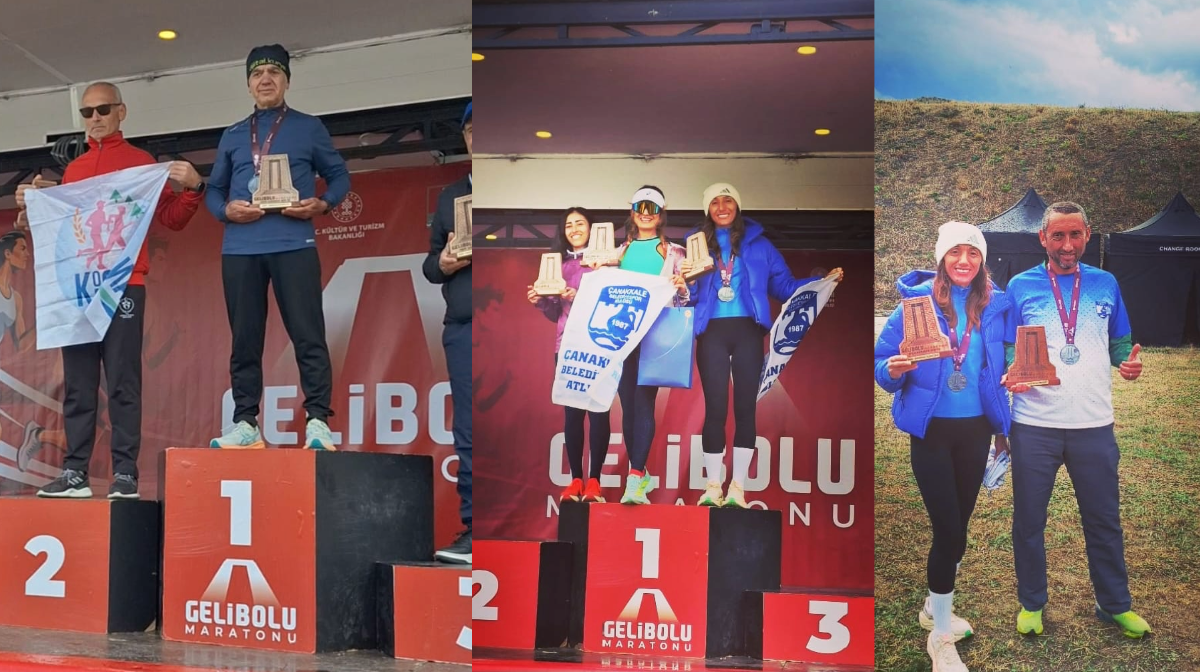 Gelibolu Maratonu'nda Biga Rüzgarı: Üç Sporcu Kürsüye Çıktı