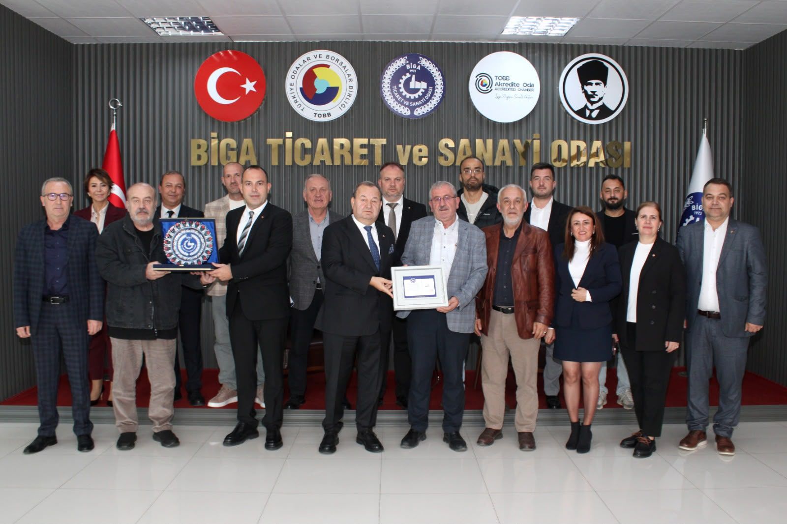Biga OSB Yönetiminden Biga TSO'ya Ziyaret: Ankara Ziyareti Kararı Alındı